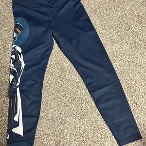 Grrrl Navy Blue Athena Graphic Leggings